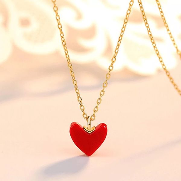 coral necklace s925 pure silver plating 18k gold simple clavicle chain
coral necklace s925 pure silver plating 18k gold simple clavicle chain