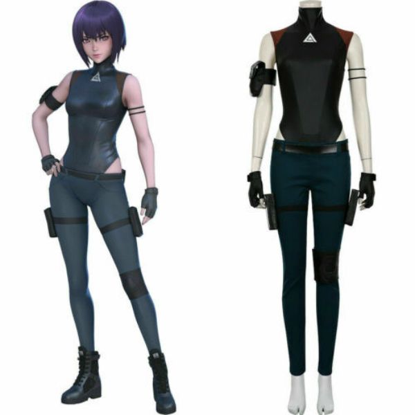 ghost in the shell kusanagi motoko cosplay costume halloween female outfit, Black;red
ghost in the shell kusanagi motoko cosplay costume halloween female outfit, Black;red