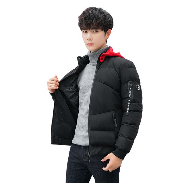 cotton-padded clothes men's jacket 2019 winter new style short thick cotton-padded clothes cool korean-style handsome stylish, Black
cotton-padded clothes men's jacket 2019 winter new style short thick cotton-padded clothes cool korean-style handsome stylish, Black