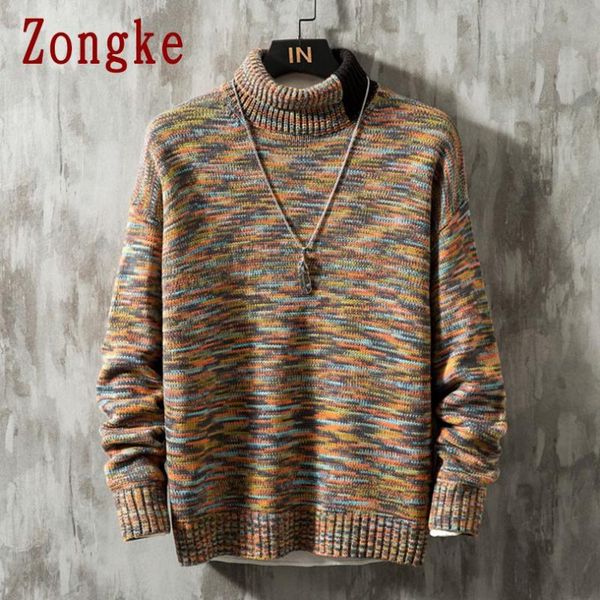 zongke 2020 новая весна теплая водолазка свитер мужчины повседневная slim fit мужские свитер вязаный пуловер мужчины -5xl, White;black 
zongke 2020 новая весна теплая водолазка свитер мужчины повседневная slim fit мужские свитер вязаный пуловер мужчины -5xl, White;black