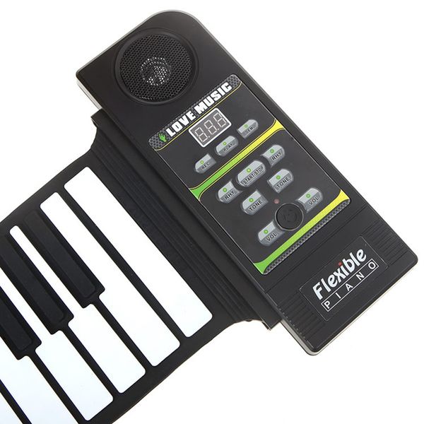 88 key electronic piano keyboard silicon flexible roll up piano with loud speaker
88 key electronic piano keyboard silicon flexible roll up piano with loud speaker