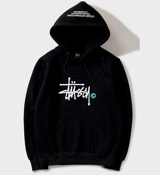 19stussy модельера балахон мужские улиц хип-хоп бренда вышивка балахон высокого качества мужчины женщина пара флис с капюшоном продажи свите, Black
19stussy модельера балахон мужские улиц хип-хоп бренда вышивка балахон высокого качества мужчины женщина пара флис с капюшоном продажи свите, Black