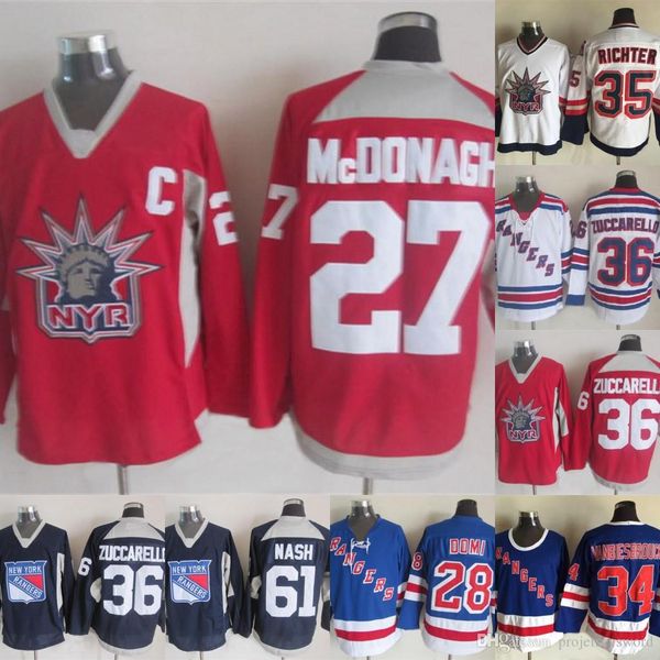 New York Rangers 27 Ryan McDonagh 35 Mike Richter 61 Rick Nash 36 Glenn Anderson 34 John Vanbiesbrouck Womens Mens Youth Hockey Jerseys
New York Rangers 27 Ryan McDonagh 35 Mike Richter 61 Rick Nash 36 Glenn Anderson 34 John Vanbiesbrouck Womens Mens Youth Hockey Jerseys