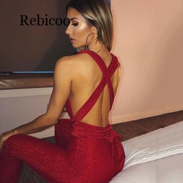 jumpsuit women sleeveless high wait backless v-neck strtchy body trousers spring summer women new fashion jumpsuit, Black;white
jumpsuit women sleeveless high wait backless v-neck strtchy body trousers spring summer women new fashion jumpsuit, Black;white