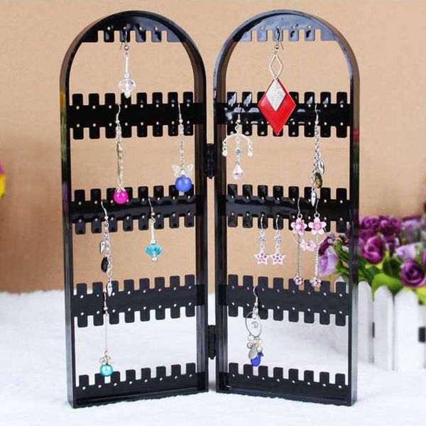 120 holes folding earring holder organizer screen jewelry display storage rack necklace jewelry counter display, Pink;blue
120 holes folding earring holder organizer screen jewelry display storage rack necklace jewelry counter display, Pink;blue