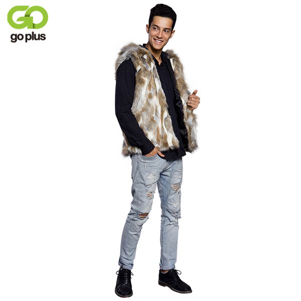 goplus 2017 casual winter warm mens faux fur vest fashion hooded sleeveless coat for men fake fur vests plus size c4735, Black
goplus 2017 casual winter warm mens faux fur vest fashion hooded sleeveless coat for men fake fur vests plus size c4735, Black