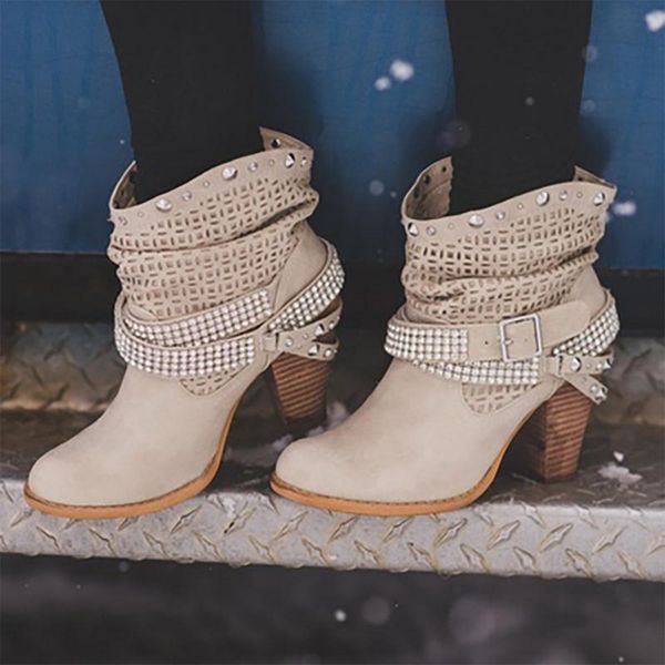 oeak women boots spring autumn high heels shoes for female rivet buckle daily shoes ladies short boots leather ankle, Black
oeak women boots spring autumn high heels shoes for female rivet buckle daily shoes ladies short boots leather ankle, Black