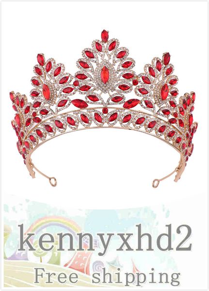 new european and american popular wedding head baroque set with water drill bride crown wedding hair accessories crown, White;golden
new european and american popular wedding head baroque set with water drill bride crown wedding hair accessories crown, White;golden