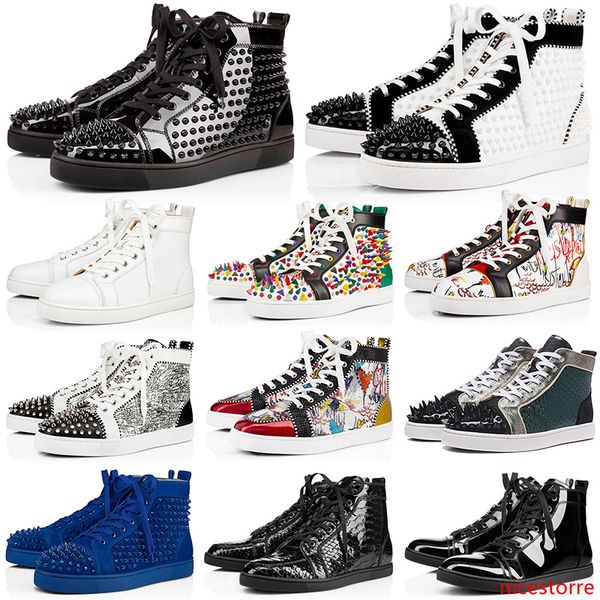 designer shoes men women chaussures studded spike sneakers triple black white red leather suede flat bottoms casual shoe 36-47 vintage
designer shoes men women chaussures studded spike sneakers triple black white red leather suede flat bottoms casual shoe 36-47 vintage