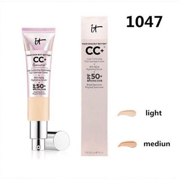 

new makeup it cosmetics your skin but better light medium 2 color pearlescent sunscreen 32 ml cc cream waterproof long lasting bb