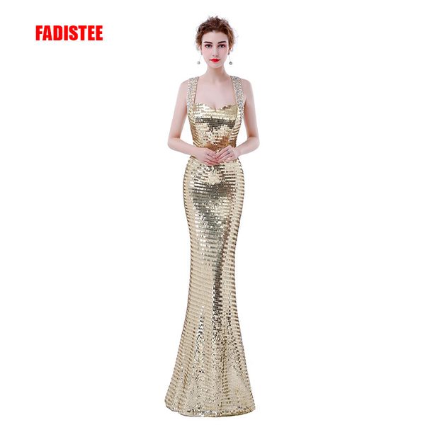 fadistee new design elegant evening dresses sequins formal party dress vestidos de festa lace-up bling mermaid long gown, White;black
fadistee new design elegant evening dresses sequins formal party dress vestidos de festa lace-up bling mermaid long gown, White;black