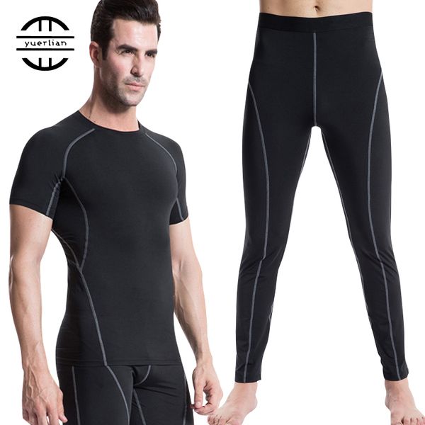 yuerlian 2017 compression gym tracksuit men shirt pantsuit fitness tight sport suit polyester running set demix men's sportswear, Black;blue
yuerlian 2017 compression gym tracksuit men shirt pantsuit fitness tight sport suit polyester running set demix men's sportswear, Black;blue