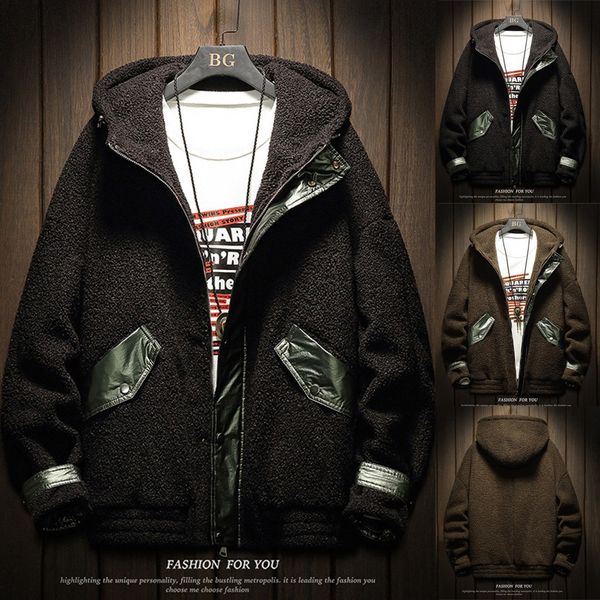 2019 men's new style fashion flannel pure-color cap coat fashion casual cap coat dropshipping 30 windbreaker chaqueta masculina, Black;brown
2019 men's new style fashion flannel pure-color cap coat fashion casual cap coat dropshipping 30 windbreaker chaqueta masculina, Black;brown