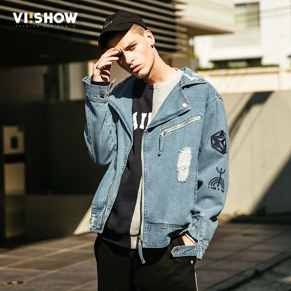 viishow 2018 new autumn fashion denim jacket men casual jeans coats outerwear cotton slim fit brand men's clothing jc2036173, Black;brown
viishow 2018 new autumn fashion denim jacket men casual jeans coats outerwear cotton slim fit brand men's clothing jc2036173, Black;brown