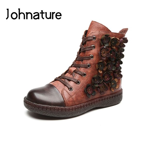 johnature flower ankle boots women shoes genuine leather 2019 new winter mixed colors zip round toe flat with platform boots, Black
johnature flower ankle boots women shoes genuine leather 2019 new winter mixed colors zip round toe flat with platform boots, Black