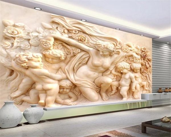 3d wallpaper on a wall custom p mural hd luxury villa european angel cupid relief living room bedroom silk wallpaper
3d wallpaper on a wall custom p mural hd luxury villa european angel cupid relief living room bedroom silk wallpaper
