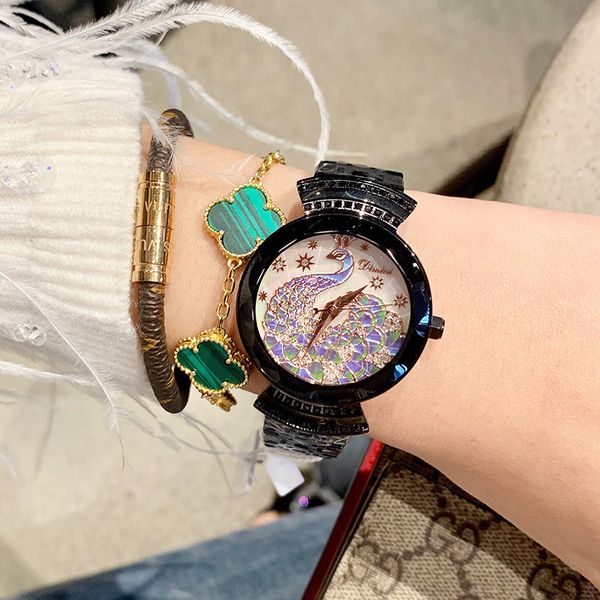 timini 2019 новые женские часы павлина женские повседневные стальные пояса горный хрусталь модная сетка красные женские часы, Slivery;brown
timini 2019 новые женские часы павлина женские повседневные стальные пояса горный хрусталь модная сетка красные женские часы, Slivery;brown