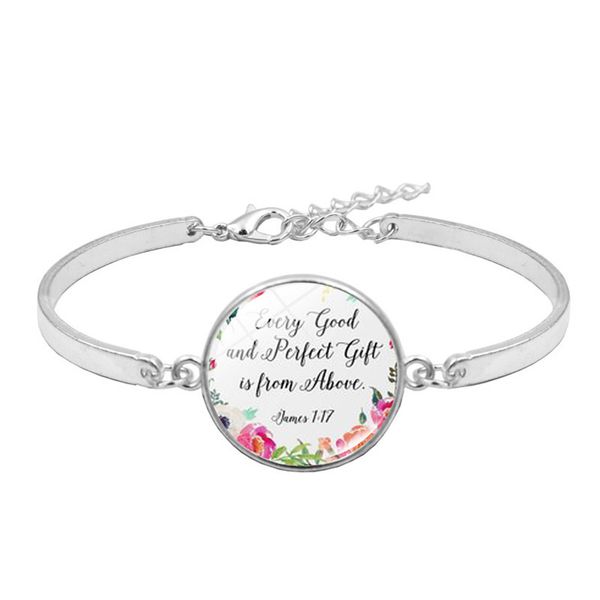 christian jewelry bible verse bracelet every good and perfect gift is from above 1:17 glass inspirational quote bracelet, Golden;silver
christian jewelry bible verse bracelet every good and perfect gift is from above 1:17 glass inspirational quote bracelet, Golden;silver