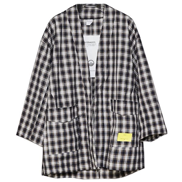 ewq /2020 fashion new men's clothes three-dimensional black white plaid three quarter sleeve spring cardigan thin jacket 19h-a89, Black;brown
ewq /2020 fashion new men's clothes three-dimensional black white plaid three quarter sleeve spring cardigan thin jacket 19h-a89, Black;brown