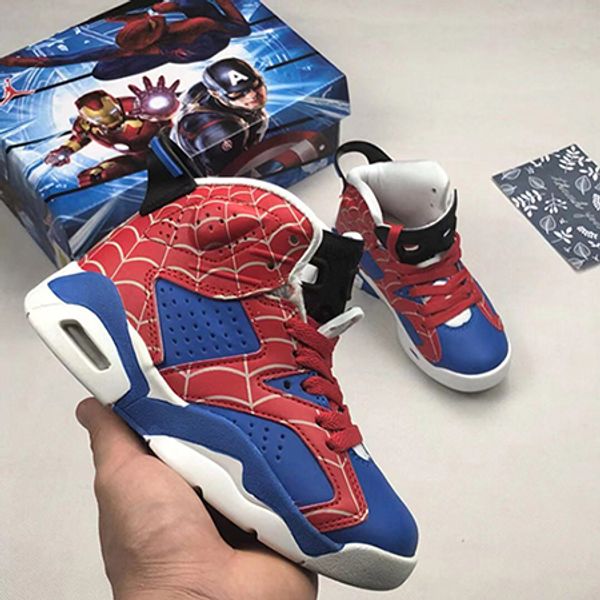 spiderman iron man toddler girl children shoes youth boys kids trainers basketball shoes 6s chaussures sports sneakers enfant size 28-35, Black
spiderman iron man toddler girl children shoes youth boys kids trainers basketball shoes 6s chaussures sports sneakers enfant size 28-35, Black