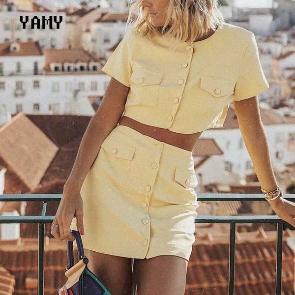 summer new womens casual cropped blazers high waist botton up mini skirt set with pockets chic female cute yellow set green 2020, White;black
summer new womens casual cropped blazers high waist botton up mini skirt set with pockets chic female cute yellow set green 2020, White;black
