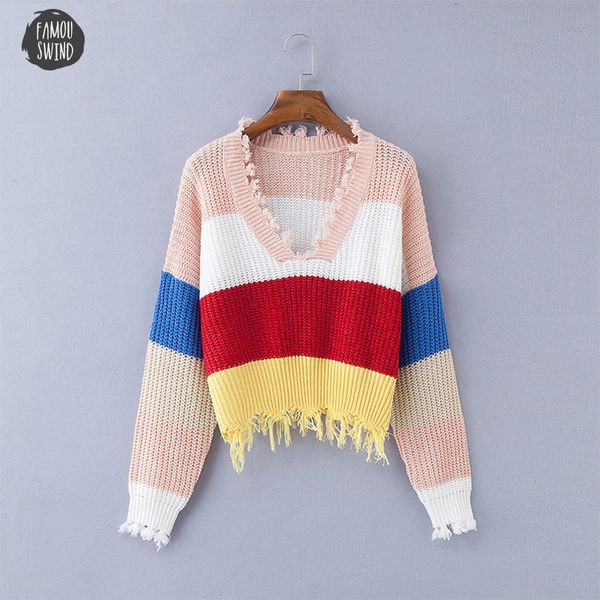 multi color blocked sweater women winter deep v neck tassel knitted cropped pullover cool girls loose jumpers pull femme, White;black
multi color blocked sweater women winter deep v neck tassel knitted cropped pullover cool girls loose jumpers pull femme, White;black