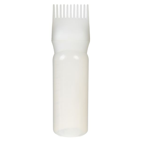 120ml hair styling dye liquid filling graduated bottle applicator with brush head hairdressing water dispensing hairstyling tool, Silver
120ml hair styling dye liquid filling graduated bottle applicator with brush head hairdressing water dispensing hairstyling tool, Silver