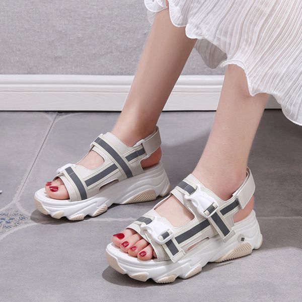 sandals summer women platform chunky woman casual block heel shoes hook loop fashion white wedges gladiator beach sandal, Black
sandals summer women platform chunky woman casual block heel shoes hook loop fashion white wedges gladiator beach sandal, Black