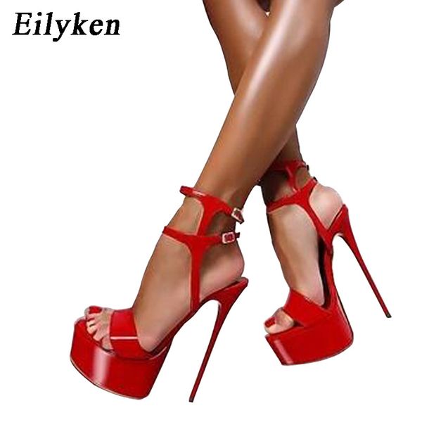 eilyken platform summer sandals style 16cm women sandals high heels open toe buckle nightclub shoes black big size 34-46
eilyken platform summer sandals style 16cm women sandals high heels open toe buckle nightclub shoes black big size 34-46