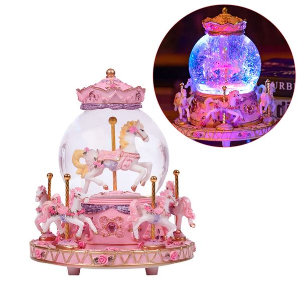 carousel music box color change led light luminous rotating 6-horse carousel horse music box home decor ornament bir
carousel music box color change led light luminous rotating 6-horse carousel horse music box home decor ornament bir