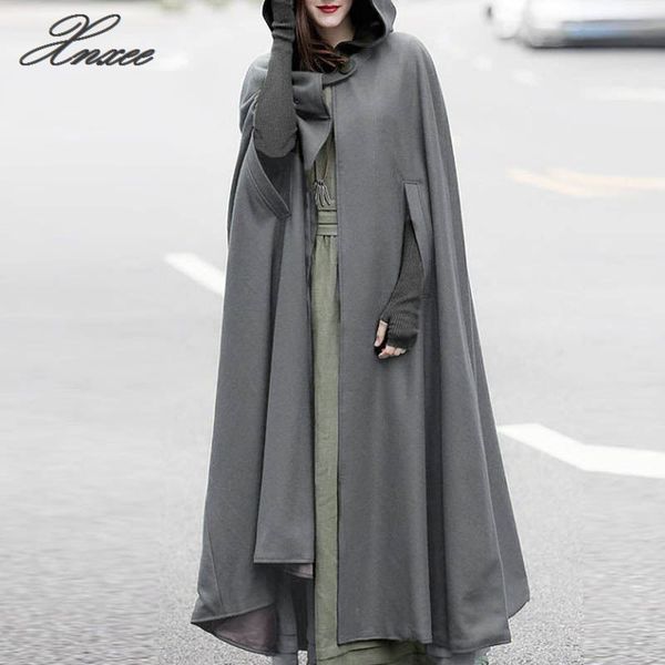 2019 plus size xnxee autumn batwing party jackets hooded hoodie capes thin women winter long coat jacket cloak poncho cardigan, Black
2019 plus size xnxee autumn batwing party jackets hooded hoodie capes thin women winter long coat jacket cloak poncho cardigan, Black