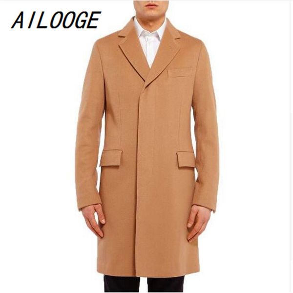 ailooge fashion new long men's trench coat single breasted winter overcoat casual solid men long wool coat black/camel men
ailooge fashion new long men's trench coat single breasted winter overcoat casual solid men long wool coat black/camel men