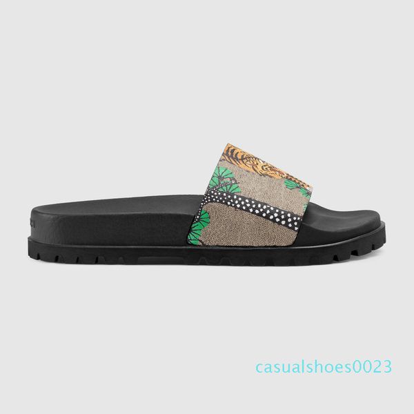 designer shoes pursuit rubber slide sandal striped bengal tiger print blue red flower pearle beach causal slipper with box c23, Black
designer shoes pursuit rubber slide sandal striped bengal tiger print blue red flower pearle beach causal slipper with box c23, Black