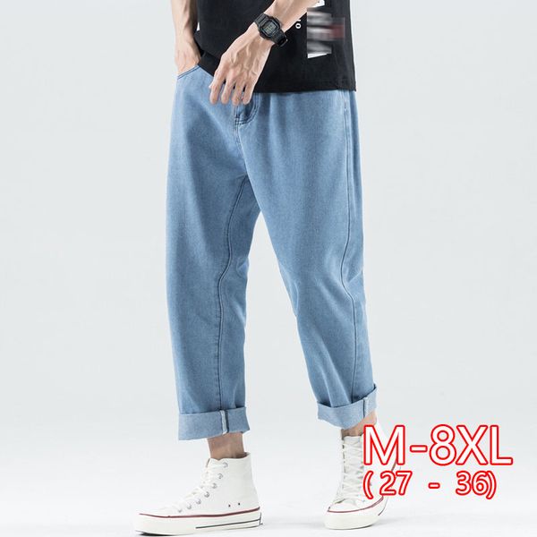 new korean bag jogging street sports mens jeans for hombre men's blue nine pants casual cotton soft large size jeans men
new korean bag jogging street sports mens jeans for hombre men's blue nine pants casual cotton soft large size jeans men