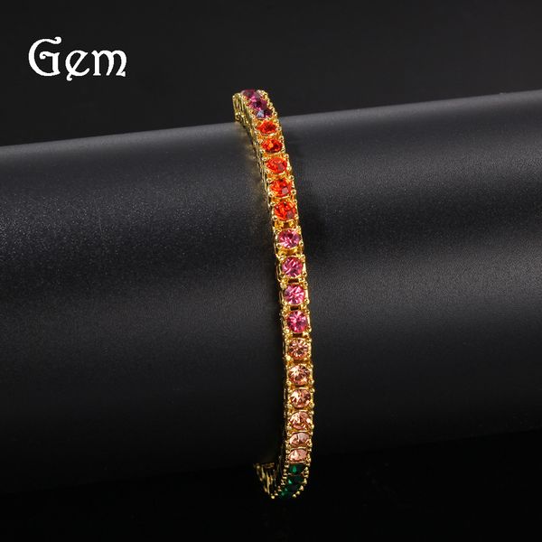 cuban link chains hip-hop accessories personalized 4mm alloy colored diamond bracelet versatile men's bracelet, Silver
cuban link chains hip-hop accessories personalized 4mm alloy colored diamond bracelet versatile men's bracelet, Silver