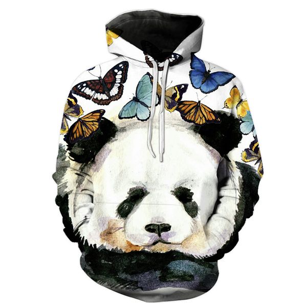 2019 autumn men women hoodies animal painting butterfly panda 3d printing sweatshirt men casual long sleeve pocket baseball suit, Black
2019 autumn men women hoodies animal painting butterfly panda 3d printing sweatshirt men casual long sleeve pocket baseball suit, Black