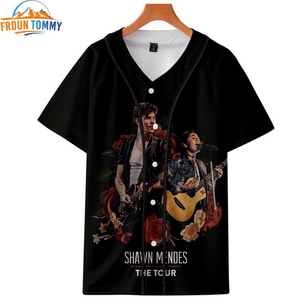 new shawn mendes all new fashion print short sleeve baseball uniform shawn mendes men/women casual jacket clothes, Black;brown
new shawn mendes all new fashion print short sleeve baseball uniform shawn mendes men/women casual jacket clothes, Black;brown