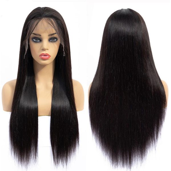 brazilian straight wig lace front wig lace front human hair wigs pre-plucked with baby hair remy hair lace frontal wigs, Black
brazilian straight wig lace front wig lace front human hair wigs pre-plucked with baby hair remy hair lace frontal wigs, Black