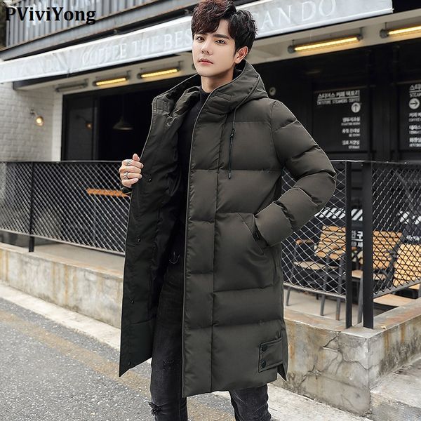 pviviyong 2019 winter fashion male hooded coat jackets men cotton long coat men clothes thicked parka m009, Black
pviviyong 2019 winter fashion male hooded coat jackets men cotton long coat men clothes thicked parka m009, Black