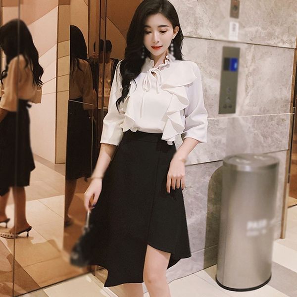 women skirts summer slim irregular solid color fashion skirts female high waist plus size comfortable new i, Black
women skirts summer slim irregular solid color fashion skirts female high waist plus size comfortable new i, Black