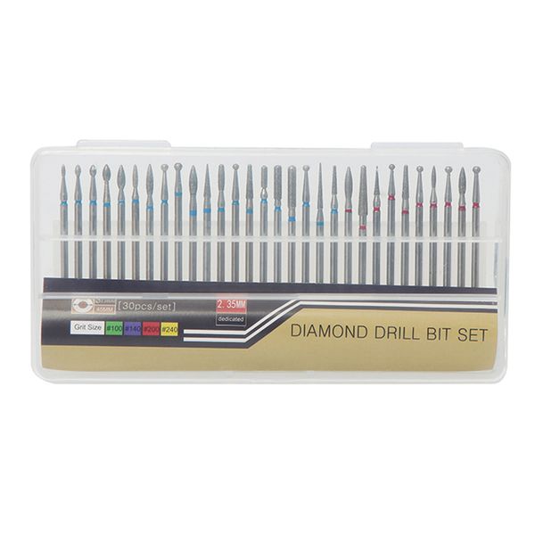 newly 30pcs/set nail art drill bit diamond milling rotary burr cutter clean files electric machine tools cla88
newly 30pcs/set nail art drill bit diamond milling rotary burr cutter clean files electric machine tools cla88