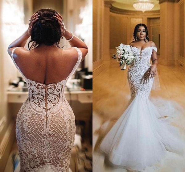 off shoulder mermaid wedding dresses arabic aso ebi lace backless vestidos de novia court train plus size bridal gown robe de mariee, White
off shoulder mermaid wedding dresses arabic aso ebi lace backless vestidos de novia court train plus size bridal gown robe de mariee, White