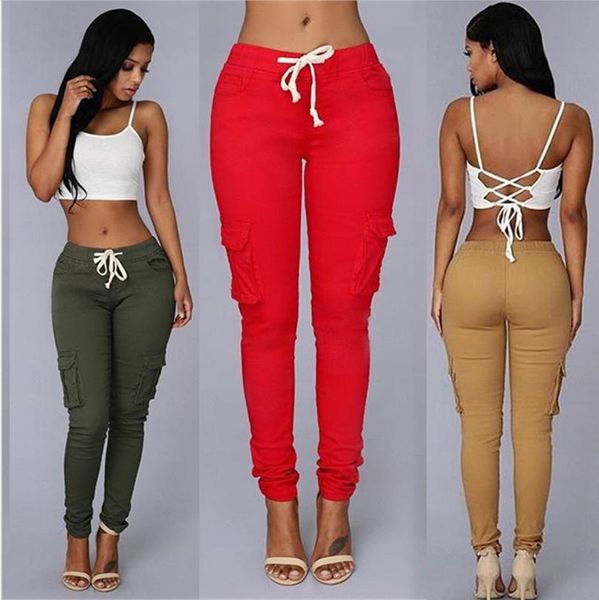 pants ladies woman designer luxury clothe 2020 trousers solid clolor slim stretch drawstring trousers designer party club pockets pants, Black;white
pants ladies woman designer luxury clothe 2020 trousers solid clolor slim stretch drawstring trousers designer party club pockets pants, Black;white