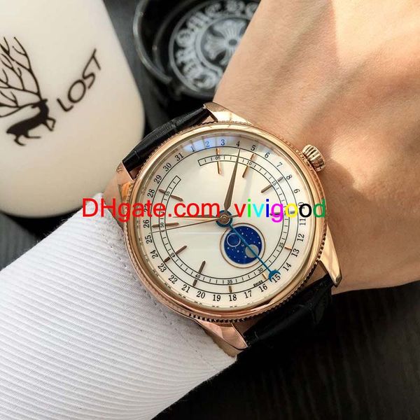 Big factory luxry brand cellini m50535 0002 white dial automatic moon pha e men watch apphire gla ro e gold or ilver ca e leather trap
Big factory luxry brand cellini m50535 0002 white dial automatic moon pha e men watch apphire gla ro e gold or ilver ca e leather trap