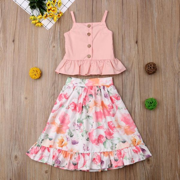 2pcs floral girl dress toddler kids baby girl summer clothes t-shirt floral skirt dress outfit set, White
2pcs floral girl dress toddler kids baby girl summer clothes t-shirt floral skirt dress outfit set, White