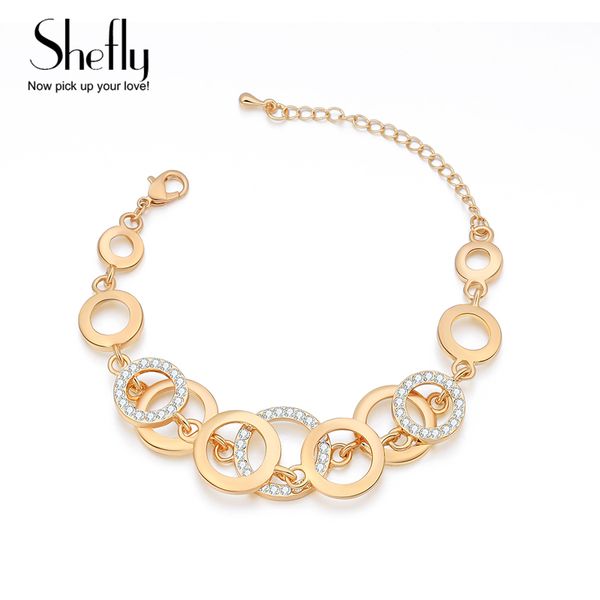 circle charm chain bracelet for women crystal zircon paved round silver rose gold color boho bracelets femme jewelry gift 2019, Black
circle charm chain bracelet for women crystal zircon paved round silver rose gold color boho bracelets femme jewelry gift 2019, Black