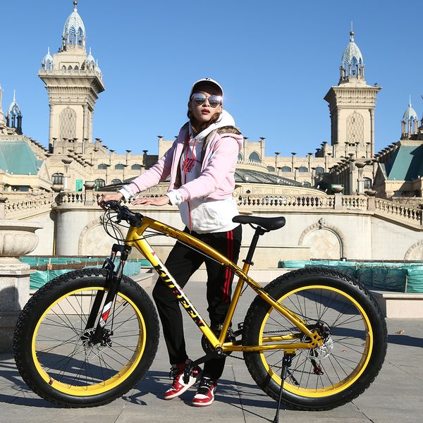 kubeen new arrival 7/21/24/27 speeds disc brakes fat bike 26 inch 26x4.0 fat tire snow bicycle oil spring fork
kubeen new arrival 7/21/24/27 speeds disc brakes fat bike 26 inch 26x4.0 fat tire snow bicycle oil spring fork