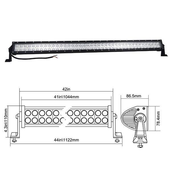 dual row 42 inch 240w led light bar for work driving boat car truck 4x4 4wd suv atv ute off road fog lamp
dual row 42 inch 240w led light bar for work driving boat car truck 4x4 4wd suv atv ute off road fog lamp