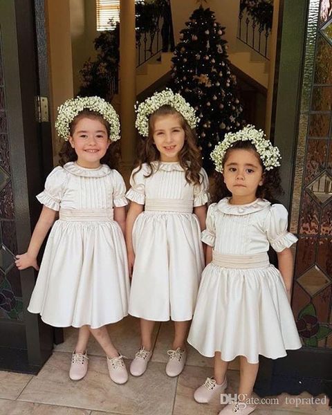 simple cute vintage short sleeve flower girls dresses jewel neck tea length first communion dresses girls pageant gown sale, White;red
simple cute vintage short sleeve flower girls dresses jewel neck tea length first communion dresses girls pageant gown sale, White;red