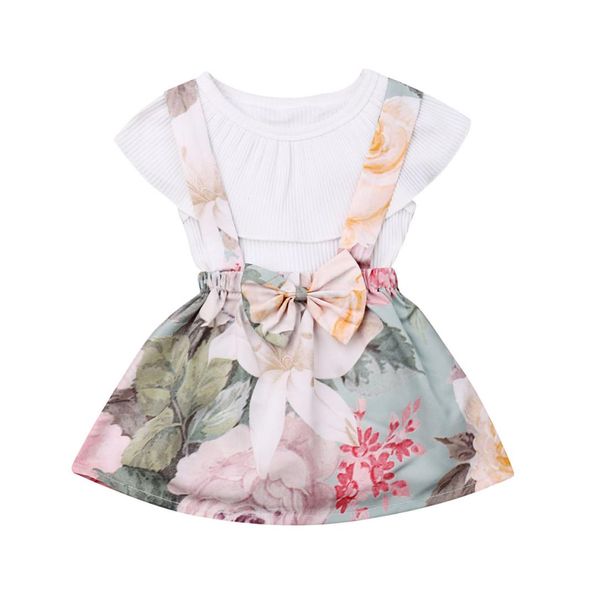 toddler kids baby girl 0-3y summer clothes sets white romper+floral print overall dress 2pcs outfits
toddler kids baby girl 0-3y summer clothes sets white romper+floral print overall dress 2pcs outfits